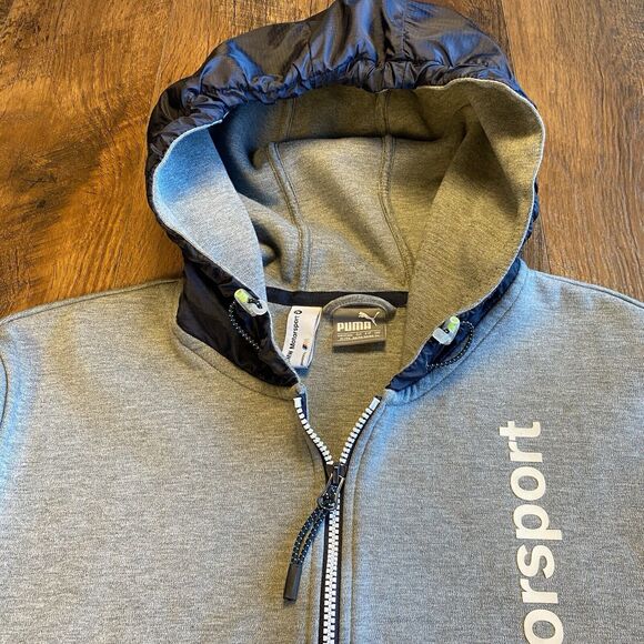 Puma x BMW Motorsport Full Zip Hoodie Sweater Jacket Mens Size XL - Picture 3 of 8
